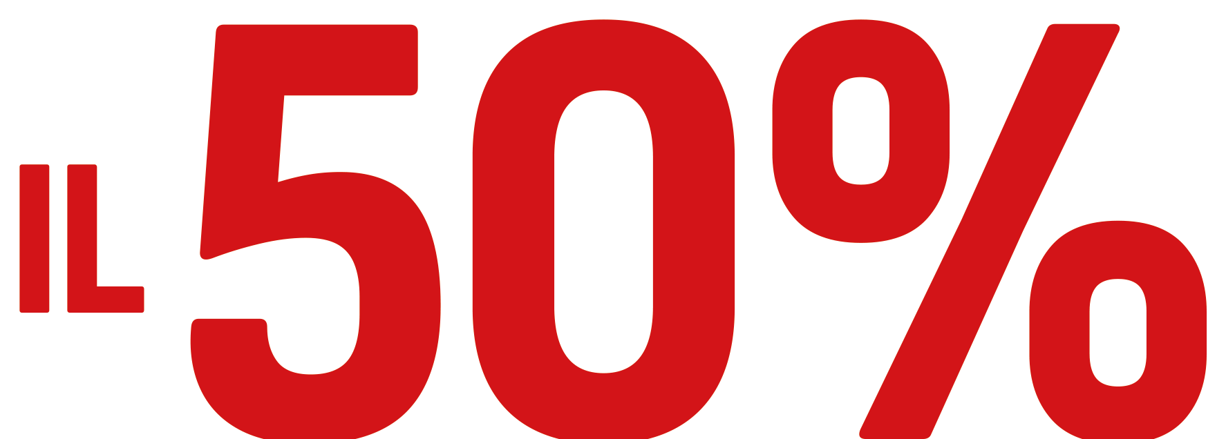 il 50%